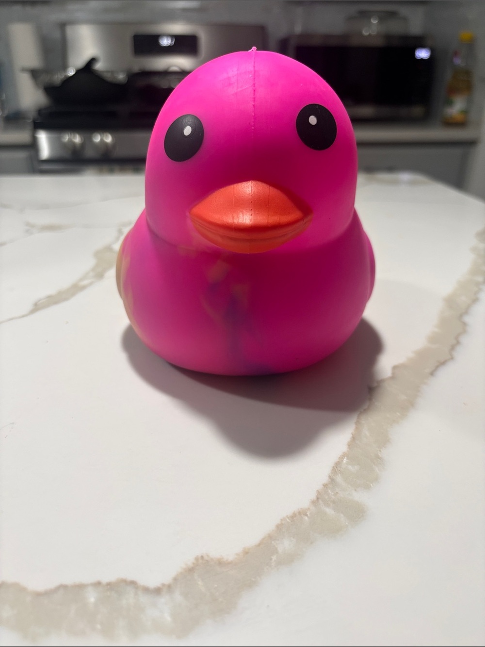 Pink Duck Squishy Toy